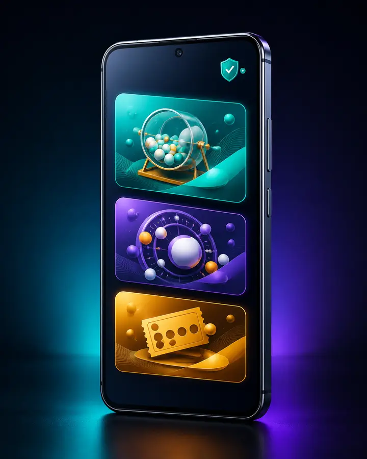 Bhau Lottery Android app interface concept